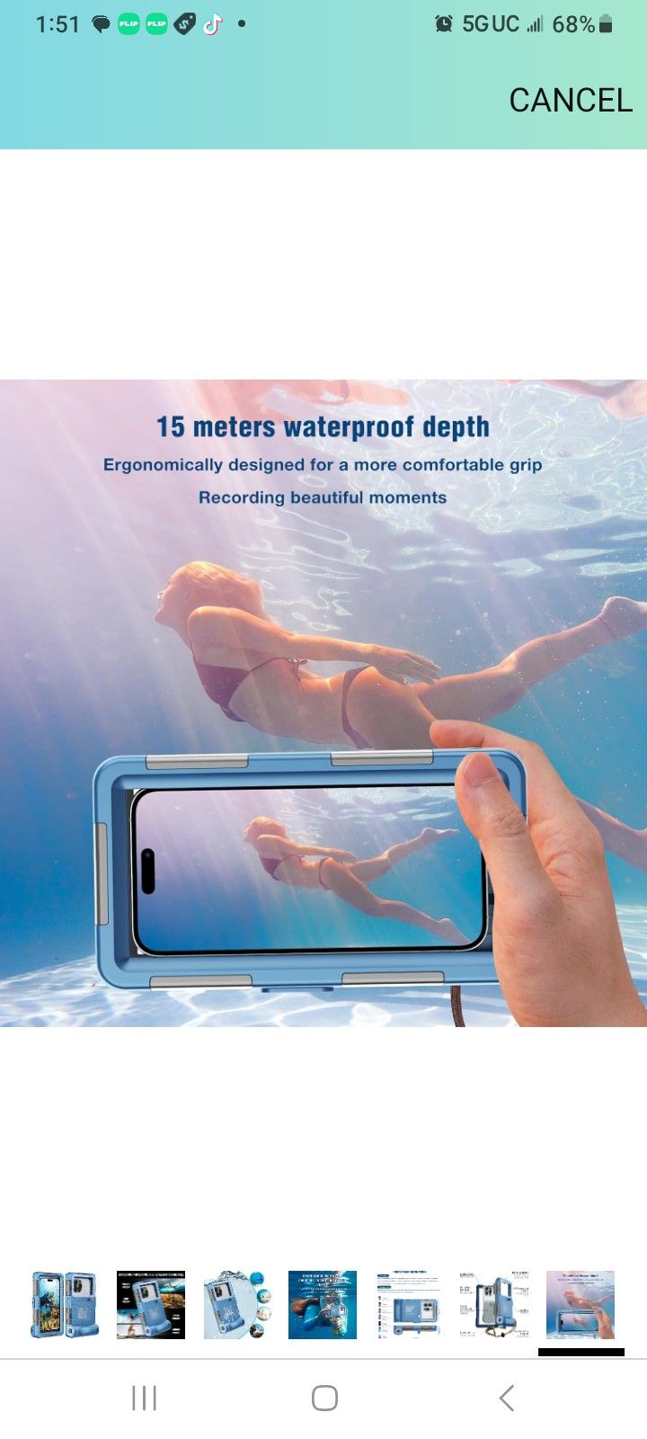 Under Water Waterproof PHONE CASE