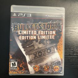 Bulletstorm Limited Edition For PS3 Sealed
