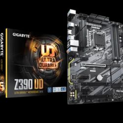 GIGABYTE Z390 UD (LGA 1151 (300 Series) Intel Z390 SATA 6Gb/s ATX Intel Motherboard for Cryptocurrency Mining with above 4G Decoding, 6 x PCIe Slots)