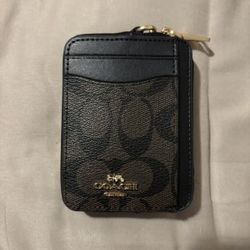 Black Coach card holder