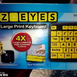  Large Print Keyboard