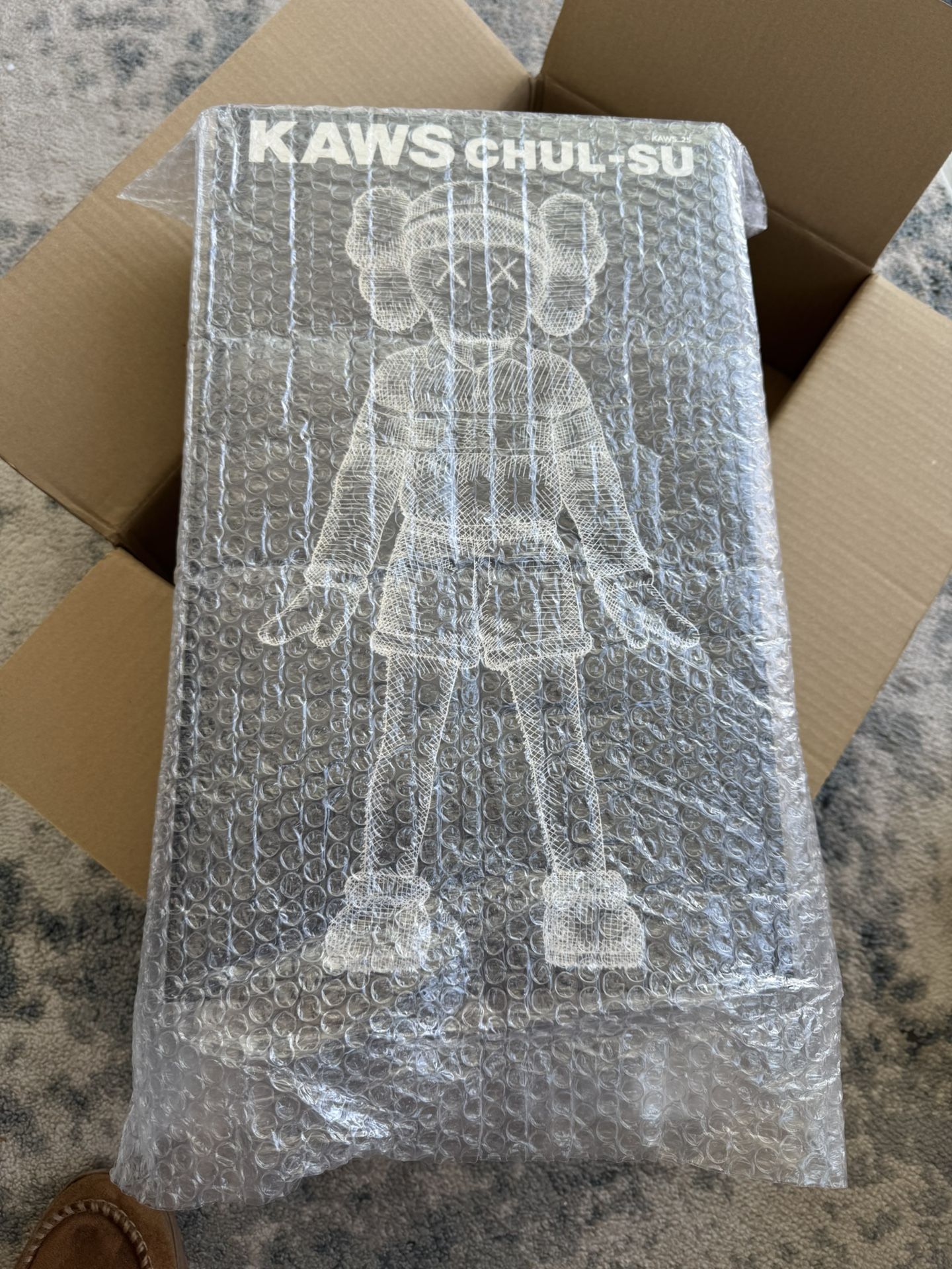 KAWS Chul-Su Monotone Squid Game Figure 2025 - IN HAND