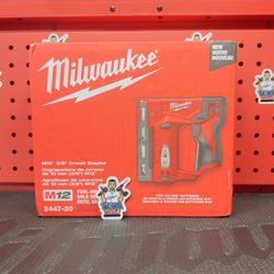 Milwaukee M12 12-Volt Lithium-Ion Cordless 3/8 in. Crown Stapler (Tool-Only)