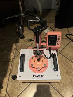 Pink heat press