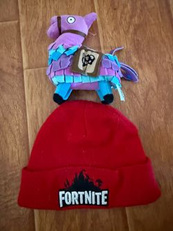 Fortnite beanie and Llama