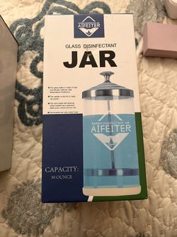 Glass Jar Disinfectant