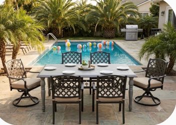 NEW PATIO DINING TABLE SET