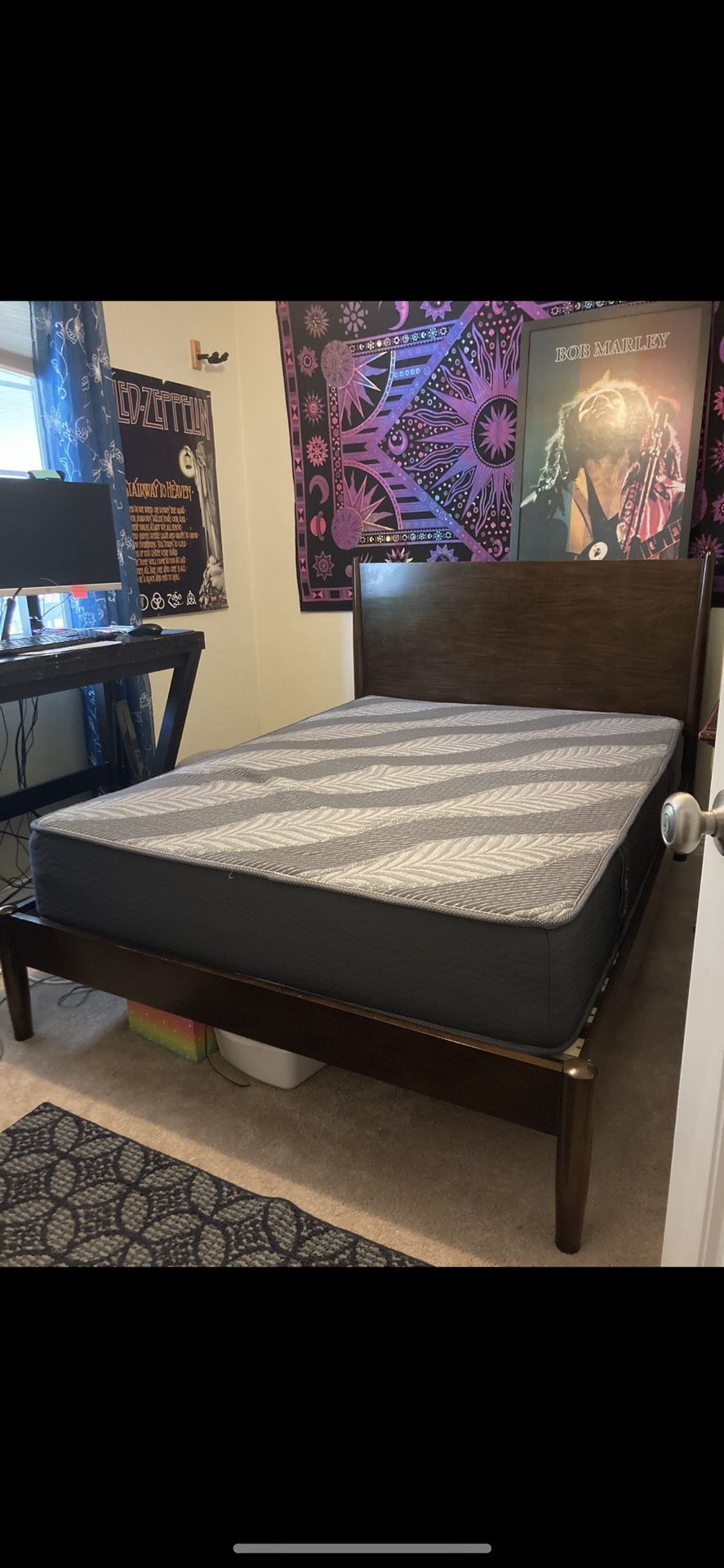 Full Size Bed Frame And Mattress