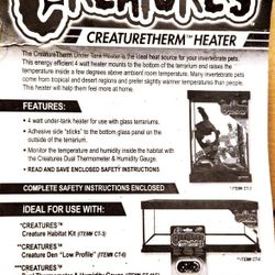 Zoo Med CreatureTherm Heater (NEW)