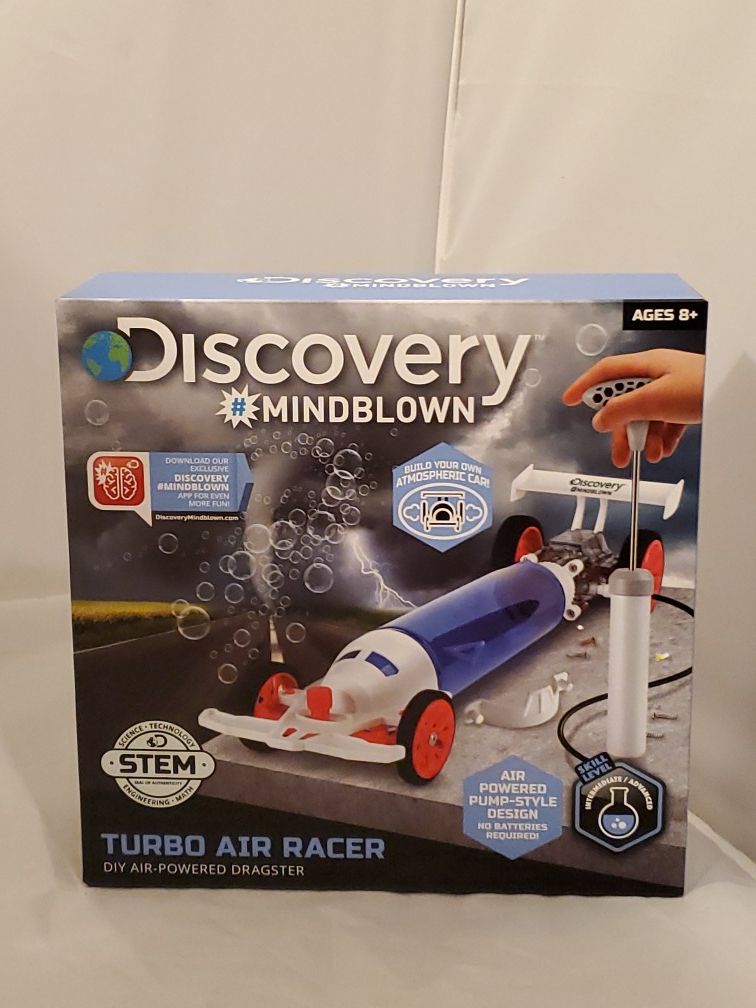 Discovery Kids Turbo Air Racer DIY Air-Powered Dragster