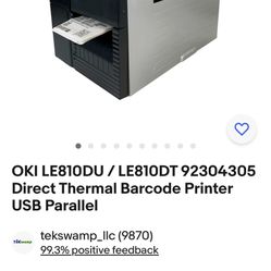 Oki 810dt Thermal Printer