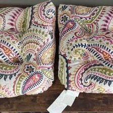 Outdoor Cushions no rips or tears $5 for Both xox