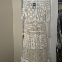 White Dress With Tag
