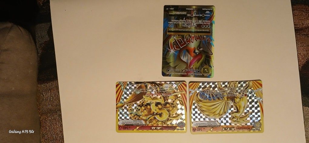 Pokemon Break & EX Cards (LOT OF 3 )