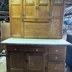 Gorgeous Antique Sellers Kitchen Hoosier Cabinet