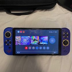 Nintendo Switch Oled With Zelda Joycons