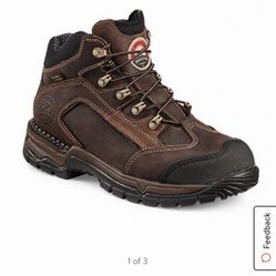 SIZE 9 RED WING WATERPROOF LEATHER SAFETY TOE BOOTS BRAND NEW