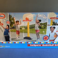 Little Tikes TotSports Basketball Set with Non-Adjustable Post