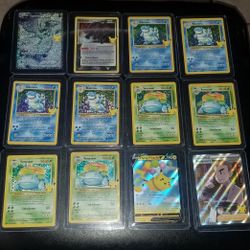 pokemon celebrations 25th anniversary lot of 32 mewtwo blastoise etc