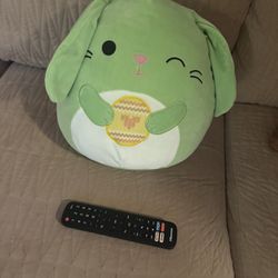 Hara- Green Rabbit Squishmallow With Carrot Juice