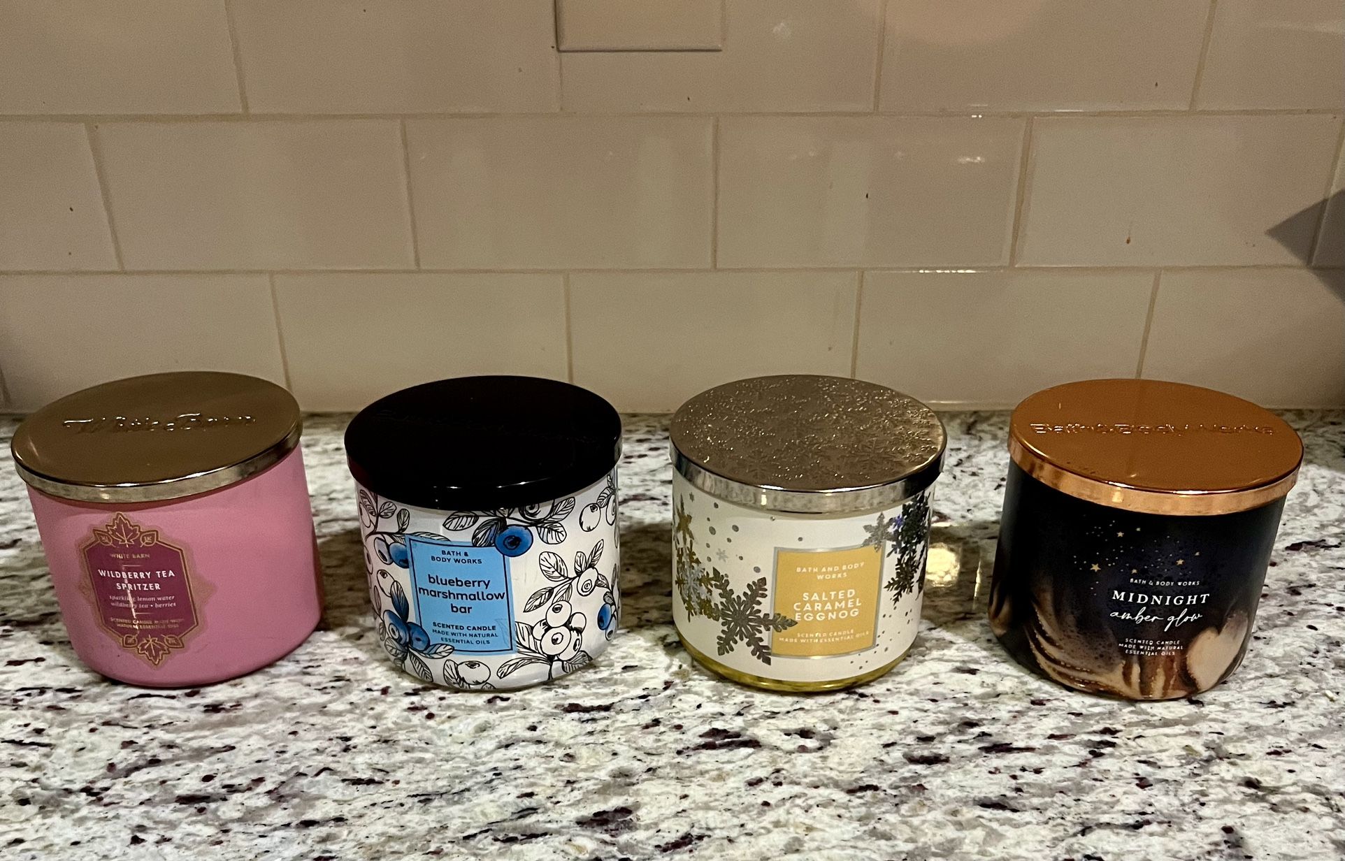 4 Bath & Body Works Candles