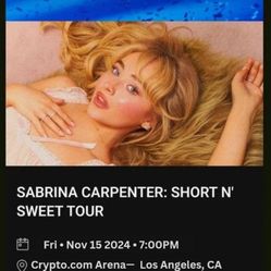 Sabrina Carpenter Tickets | Fri Nov 15