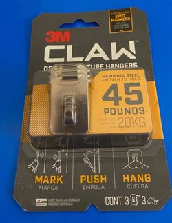 3M CLAW drywall picture hangers