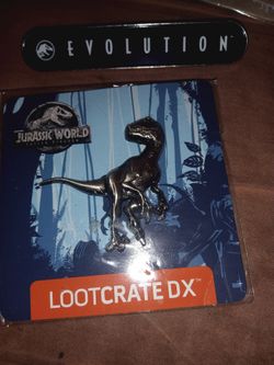 Jurassic world loot crate exclusive pin set of 2
