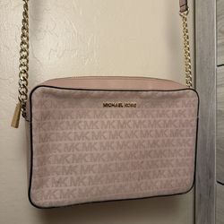 Mauve/pink Michael Kors Crossbody Bag