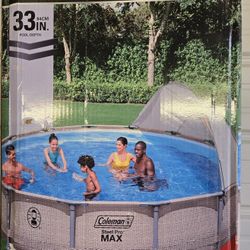 Coleman Pool With Canopy 