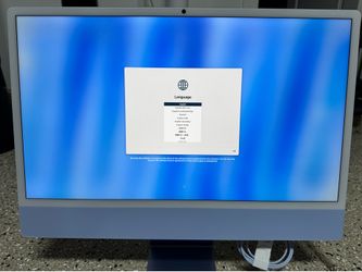 Apple iMac 24" M4 chip 8 Core 16GB RAM 256GB SSD