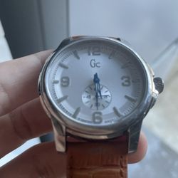 GC Guess Unisex Leather Watch
