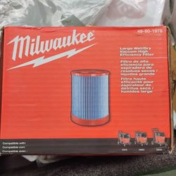 Milwaukee WET DRY VAC FILTER