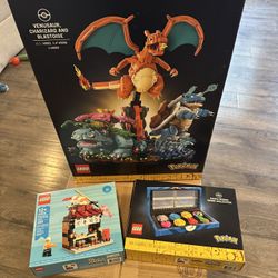 Lego Pokemon 72153 Venusaur, Charizard, Blastoise New Sealed