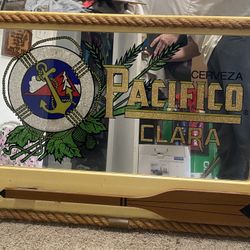 Pacifico Beer Bar Mirror
