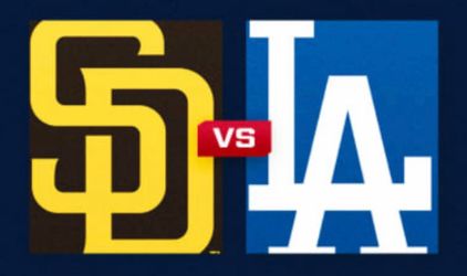 2 COVERED Field Level Padres Member Tix -  Today Against LA Dodgers 06/26/2026