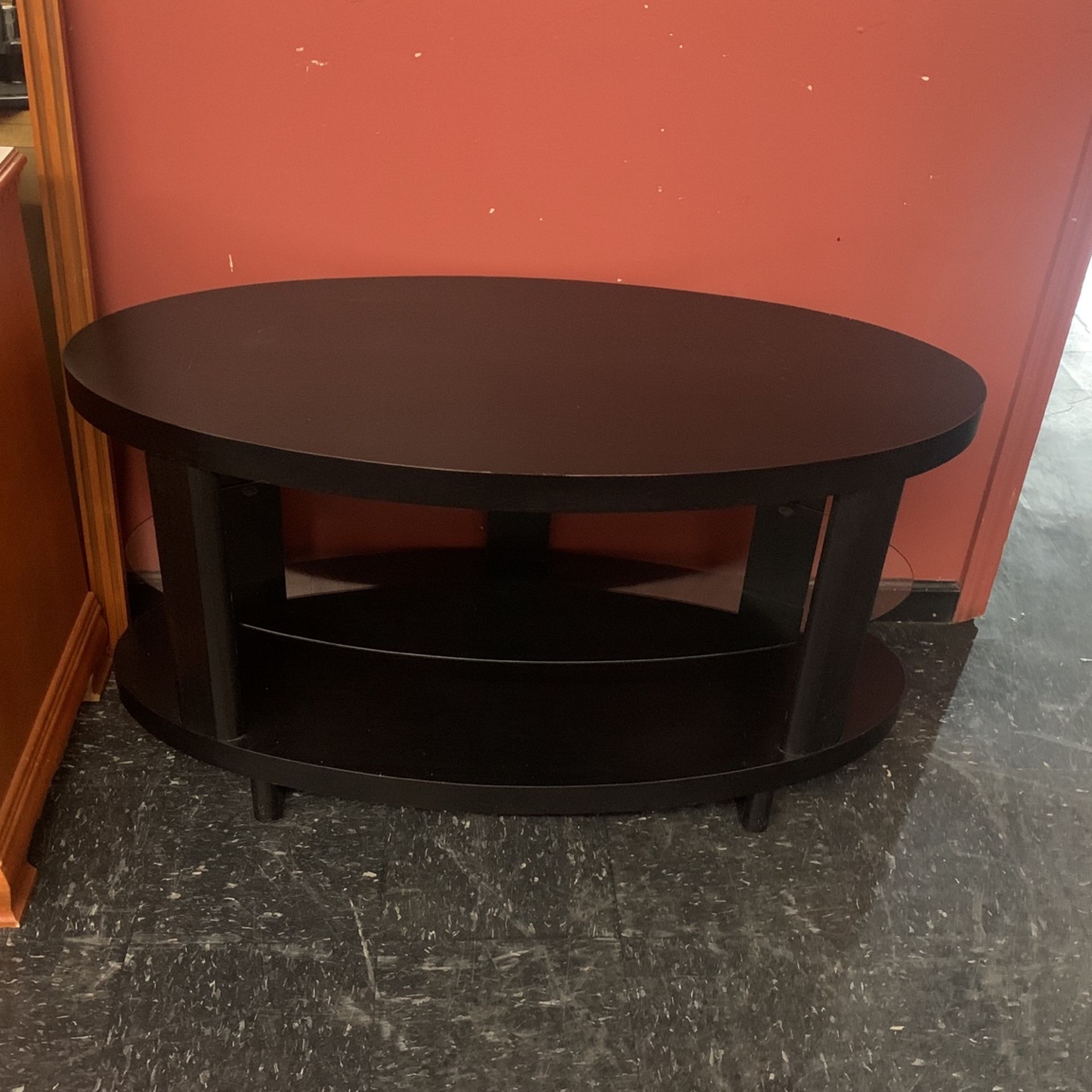Wooden & Glass Coffee Table