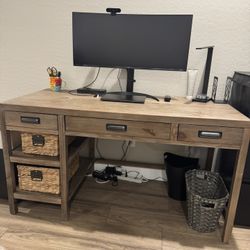 Solid Wood LaZBoy Desk