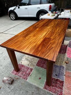 Beautiful solid wood dining table