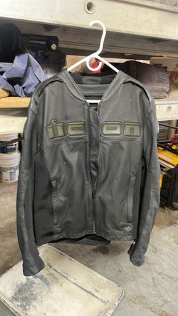 Icon Motorcycle Jacket Black