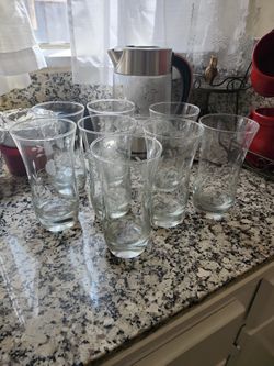 8 Vasos Elegantes De Princess House
