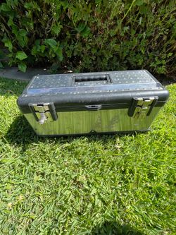 DURABLE Stainless Steal & Plastic Tool Box with Latches