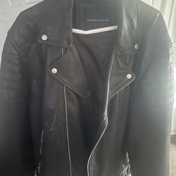 Tommy Hilfiger Leather Jacket XL 