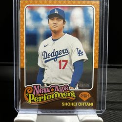 2024 Topps Heritage New Age Performers Shohei Ohtani Los Angeles Dodgers #NAP-1