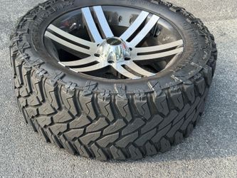 20x10 RIMS 33/12.50R20 tires Terra hunter