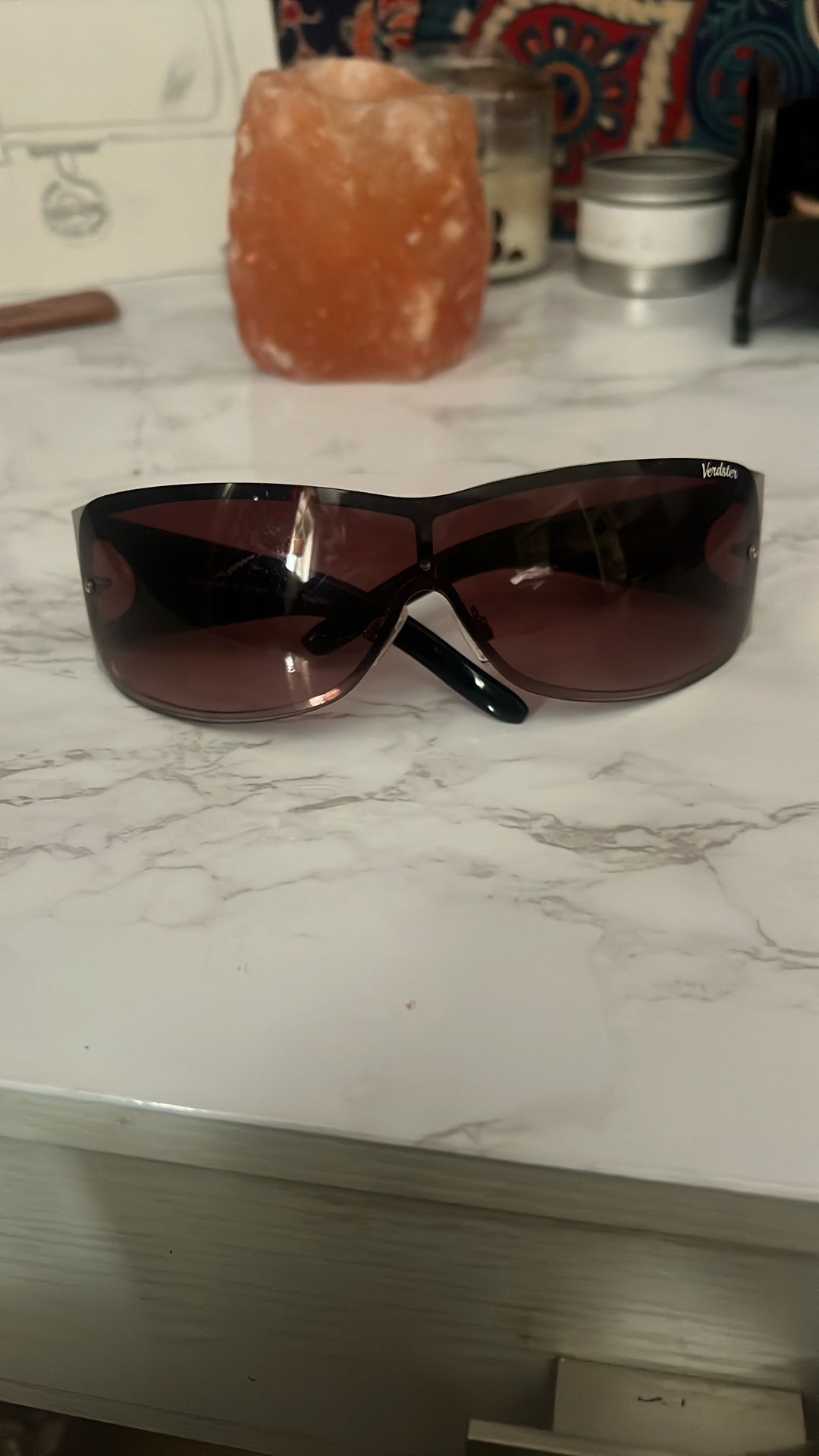 2000s Light Brown Glasses