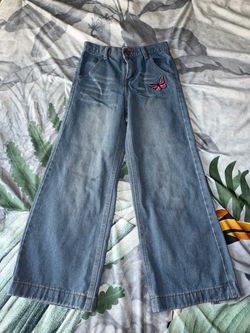 Girls jeans size 8 $10