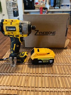 Zynobone Brushless Impact Driver with 20V 10Ah Battery