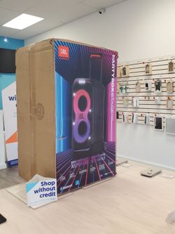 🔊 Party Just Got Louder – JBL PartyBox Stage 320 (Brand New) for $529 or $1 Down! Save $70 Today with 1-Year Warranty 🎈