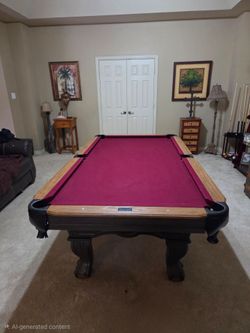 **🎱 Barrington 7.5' Pool Table – Like New & Already Assembled – $750 OBO**